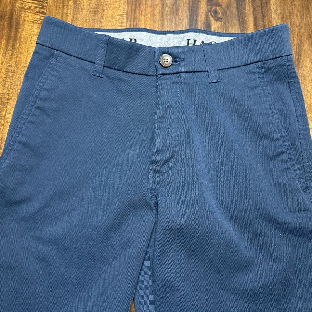 Haggar Boys Navy Blue Khaki Pants
